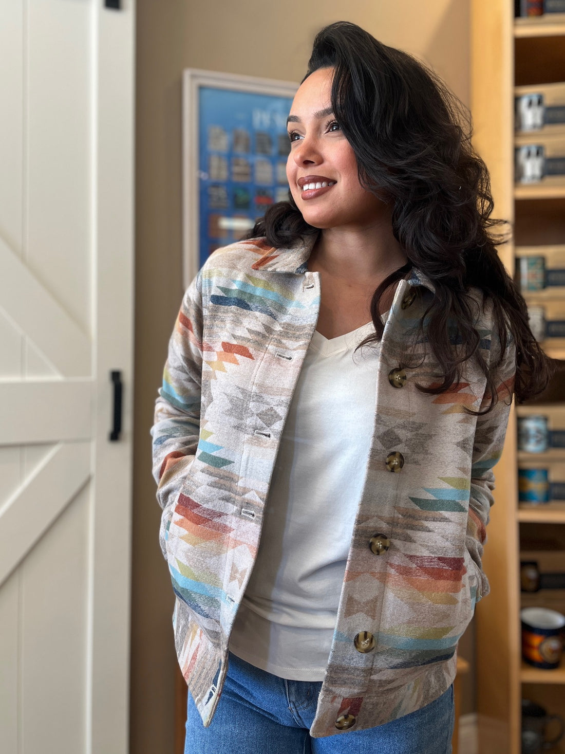 Willa Jacket - Tan Mix Summerland