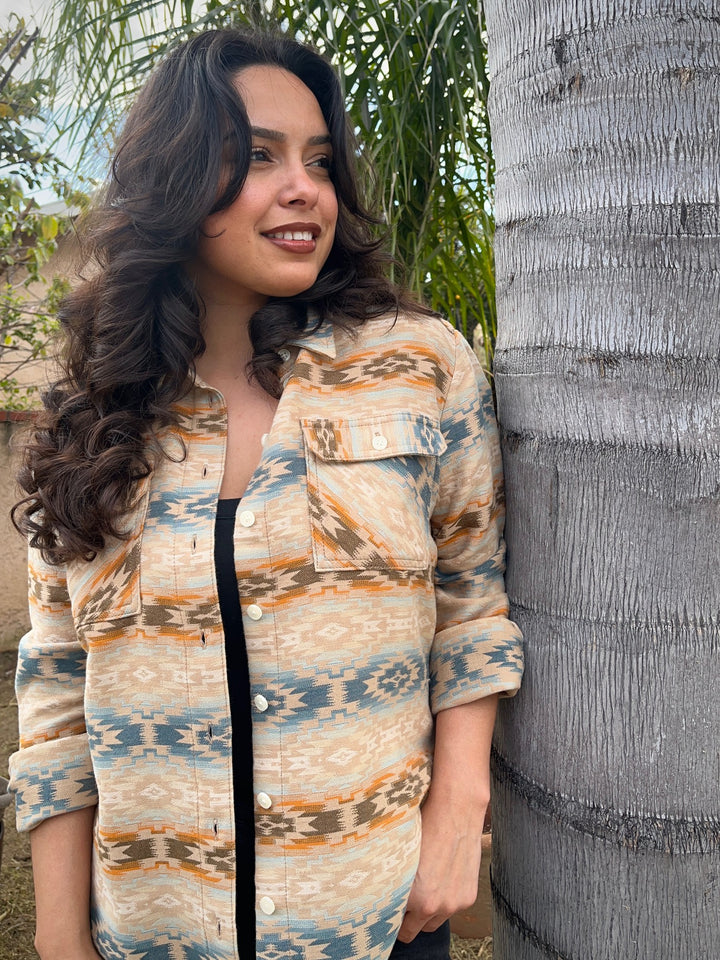 Coastline Overshirt - Mesilla Tan Multi