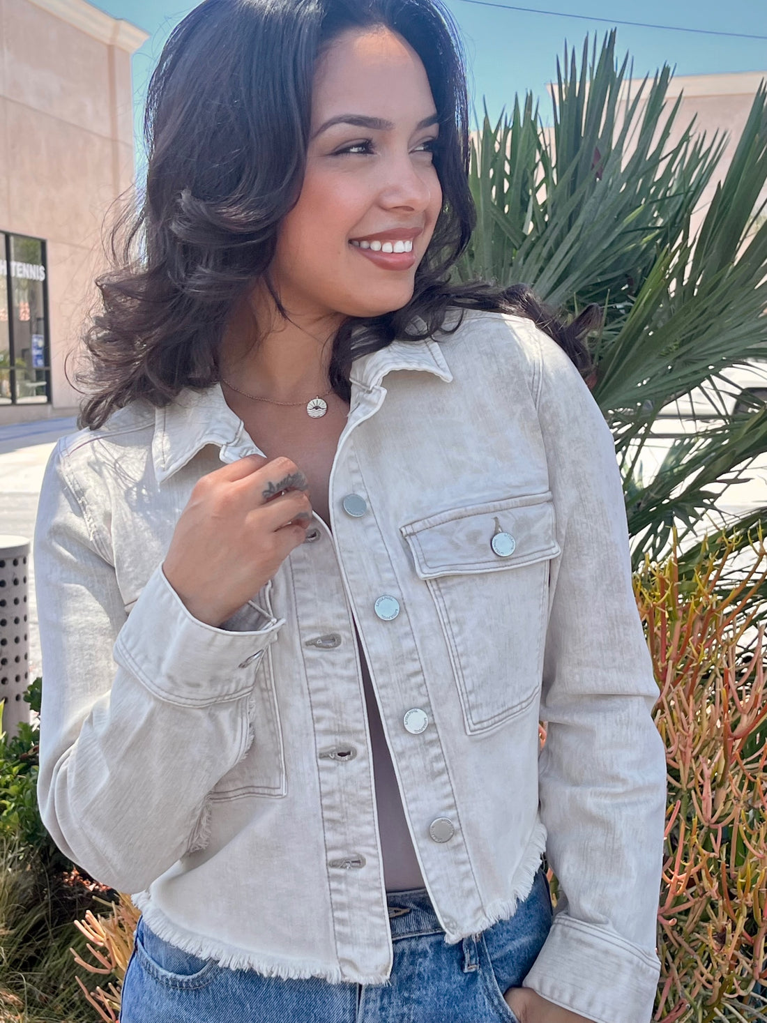 Liverpool Cropped Utility Jacket