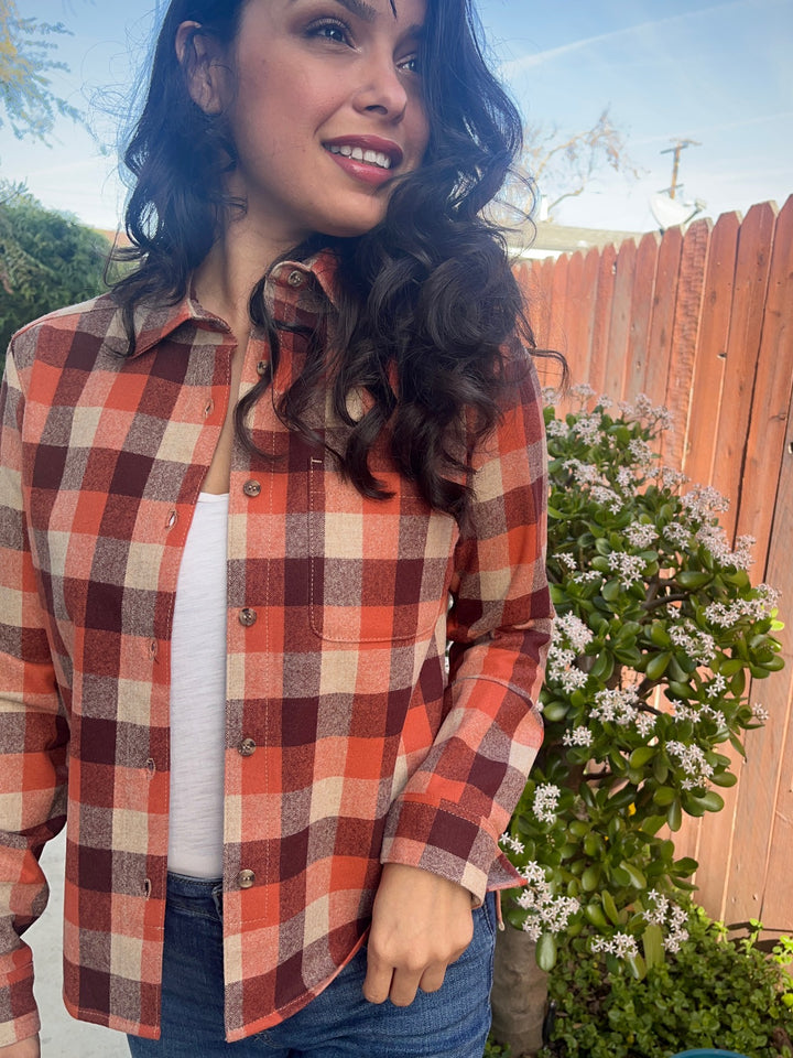 Cropped Wool Shirt - 32570