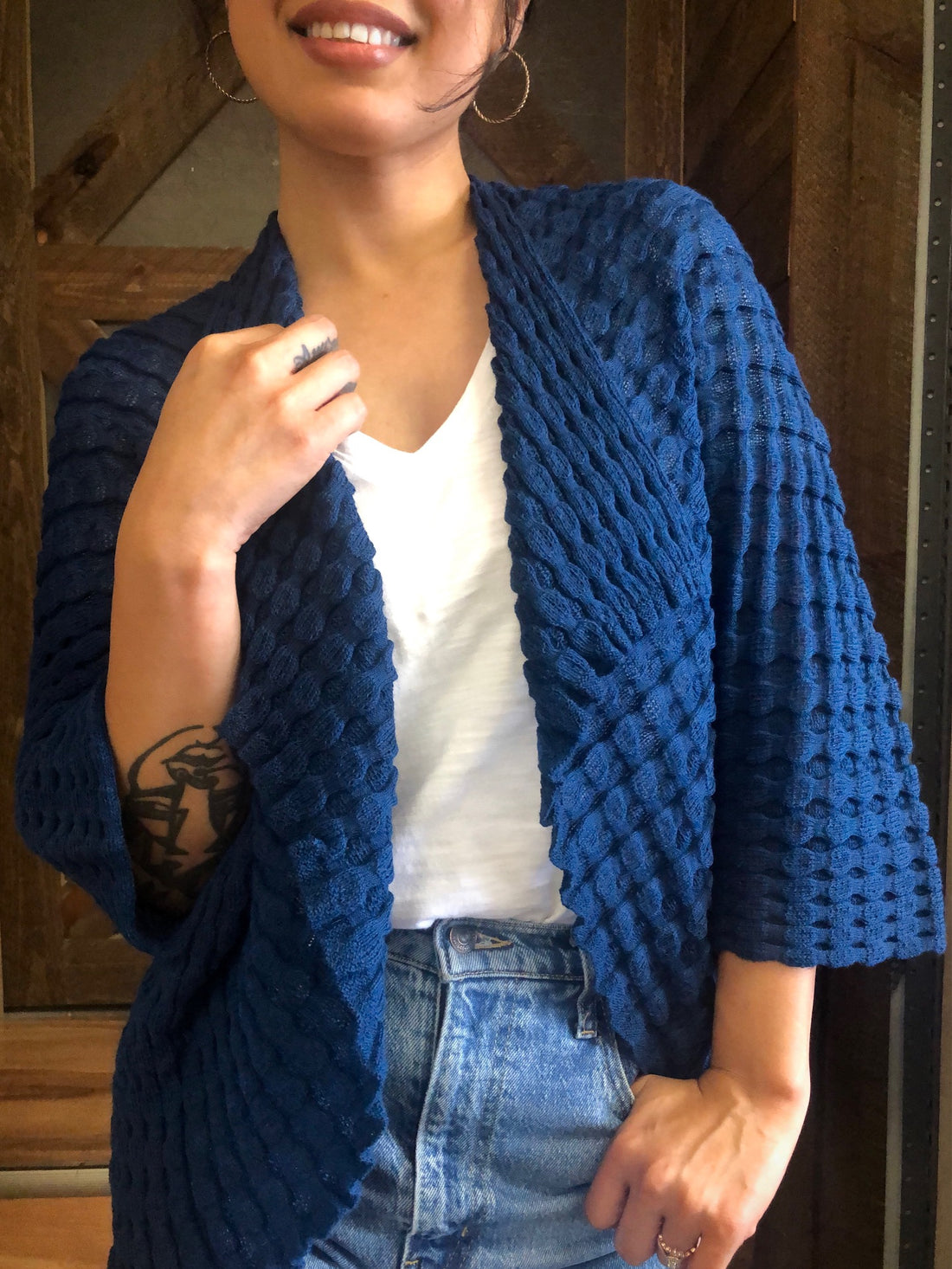 Spontini Shrug - Azulino