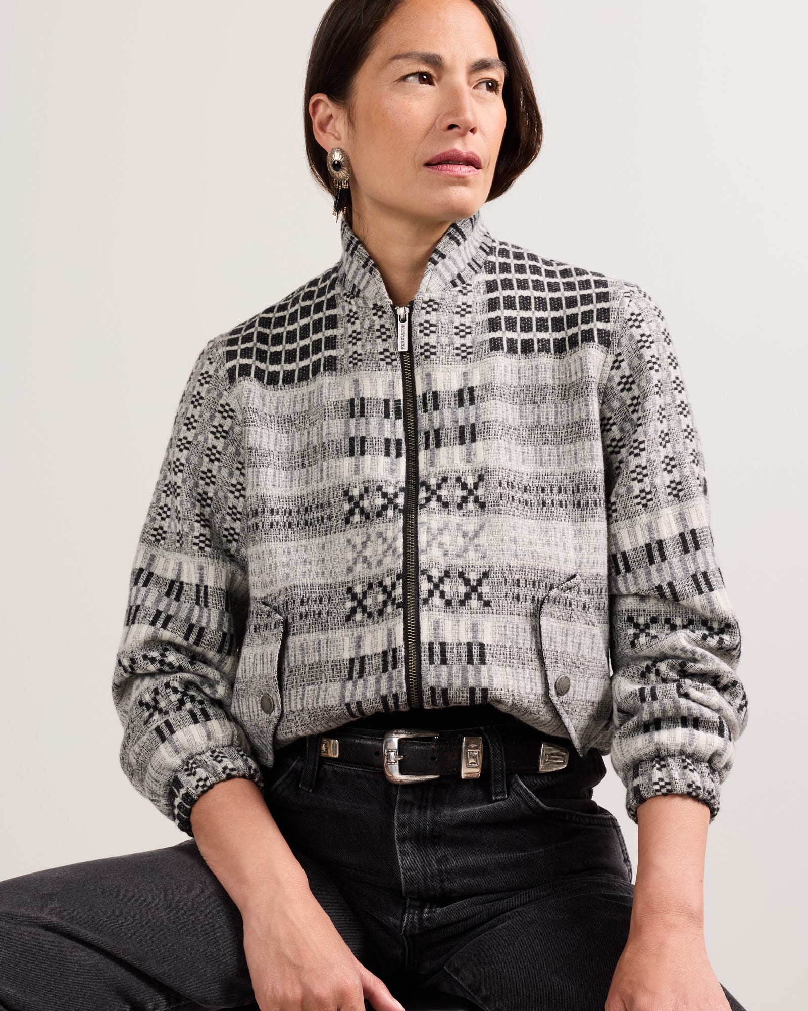 Pendleton Textured Bomber