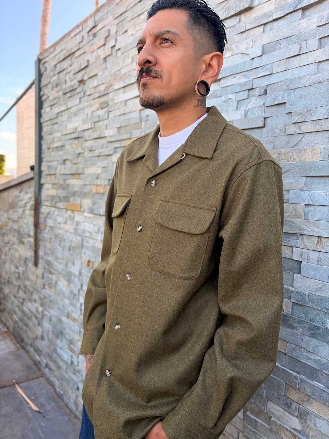 Pendleton green board shirt 