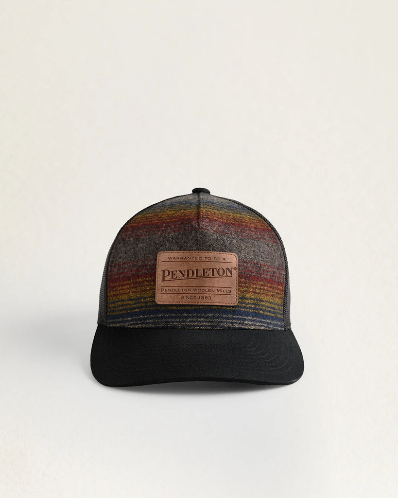 Ombre Stripe Wool Trucker