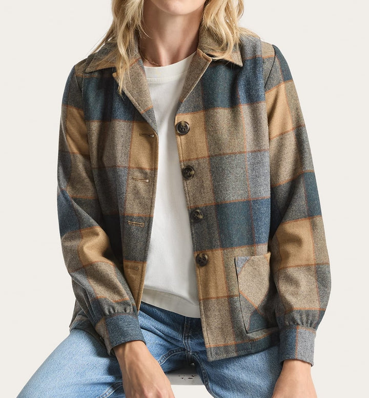 49'er - Camel Block Plaid