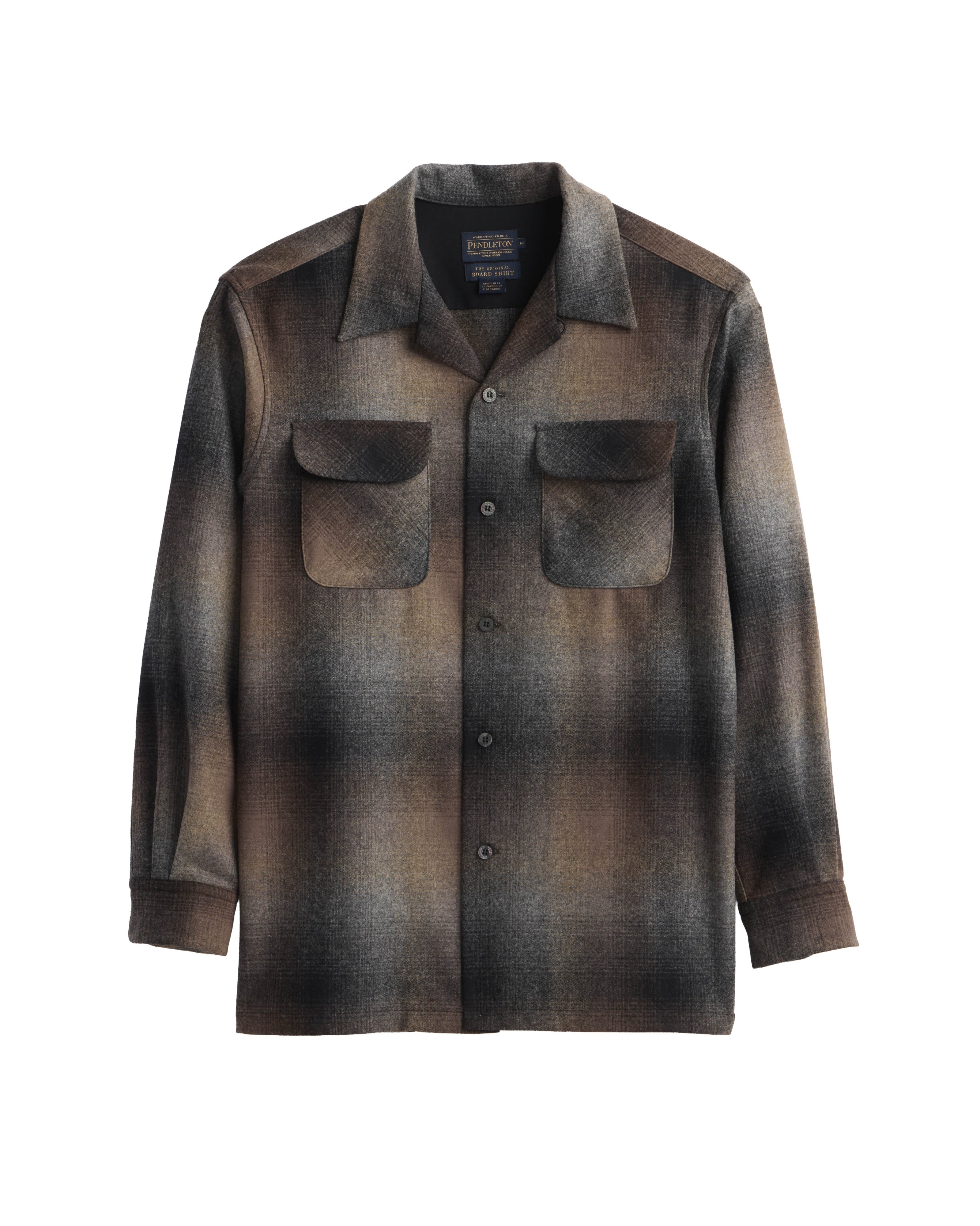 Original Board Shirt - Brown/Charcoal Ombre | McKenna's Pendleton