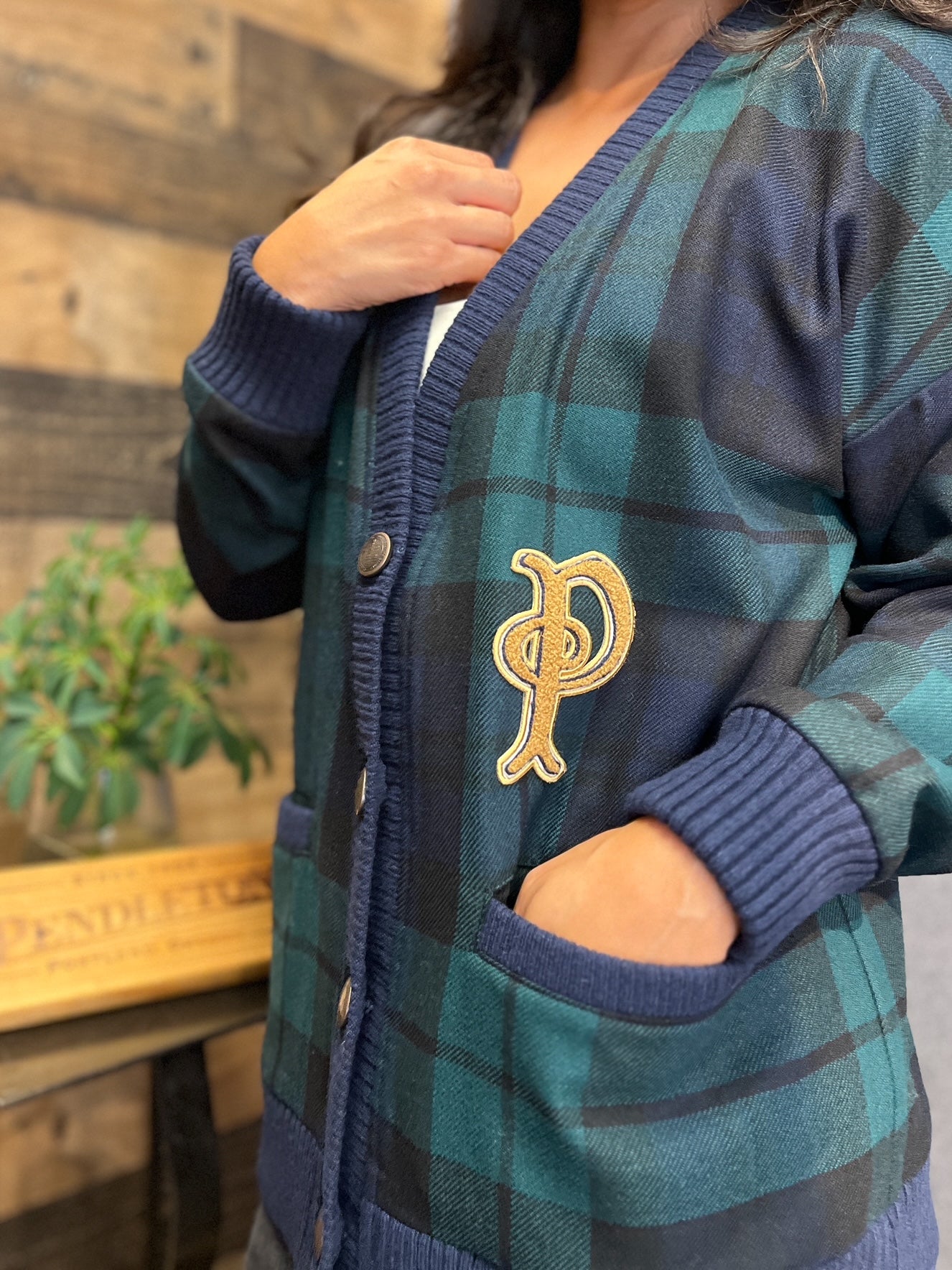 Eagle River Woven Cardi