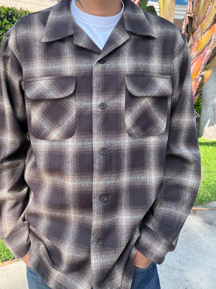 brown ombre throwback 1957 original board shirt 