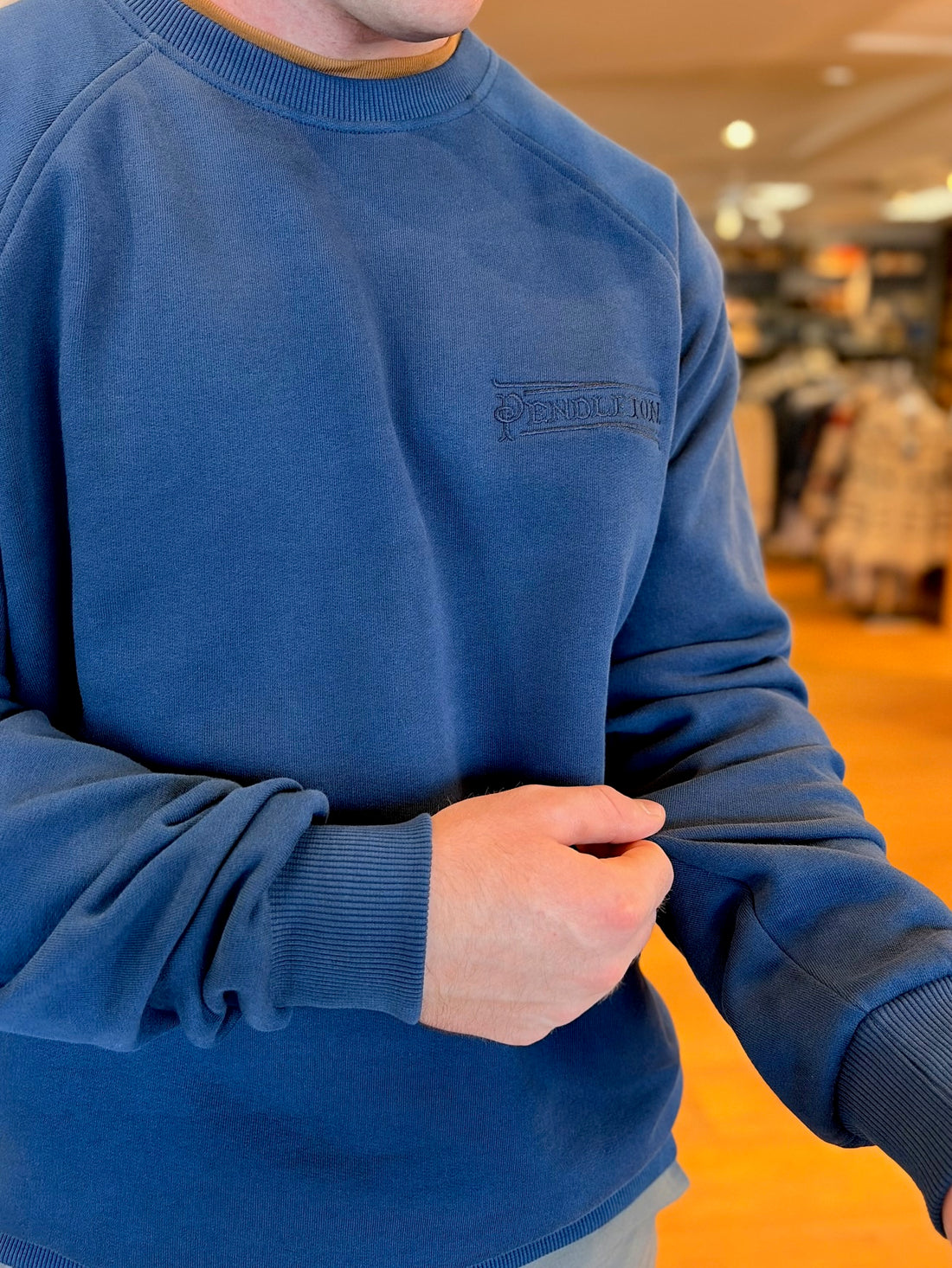 French Terry Crew Sweatshirt - Navy