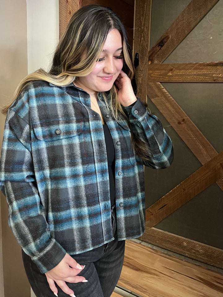 Oversized Two Pocket Shirt - 32666