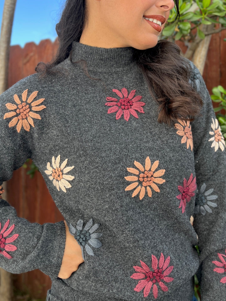 Floral Sweater - Charlie B