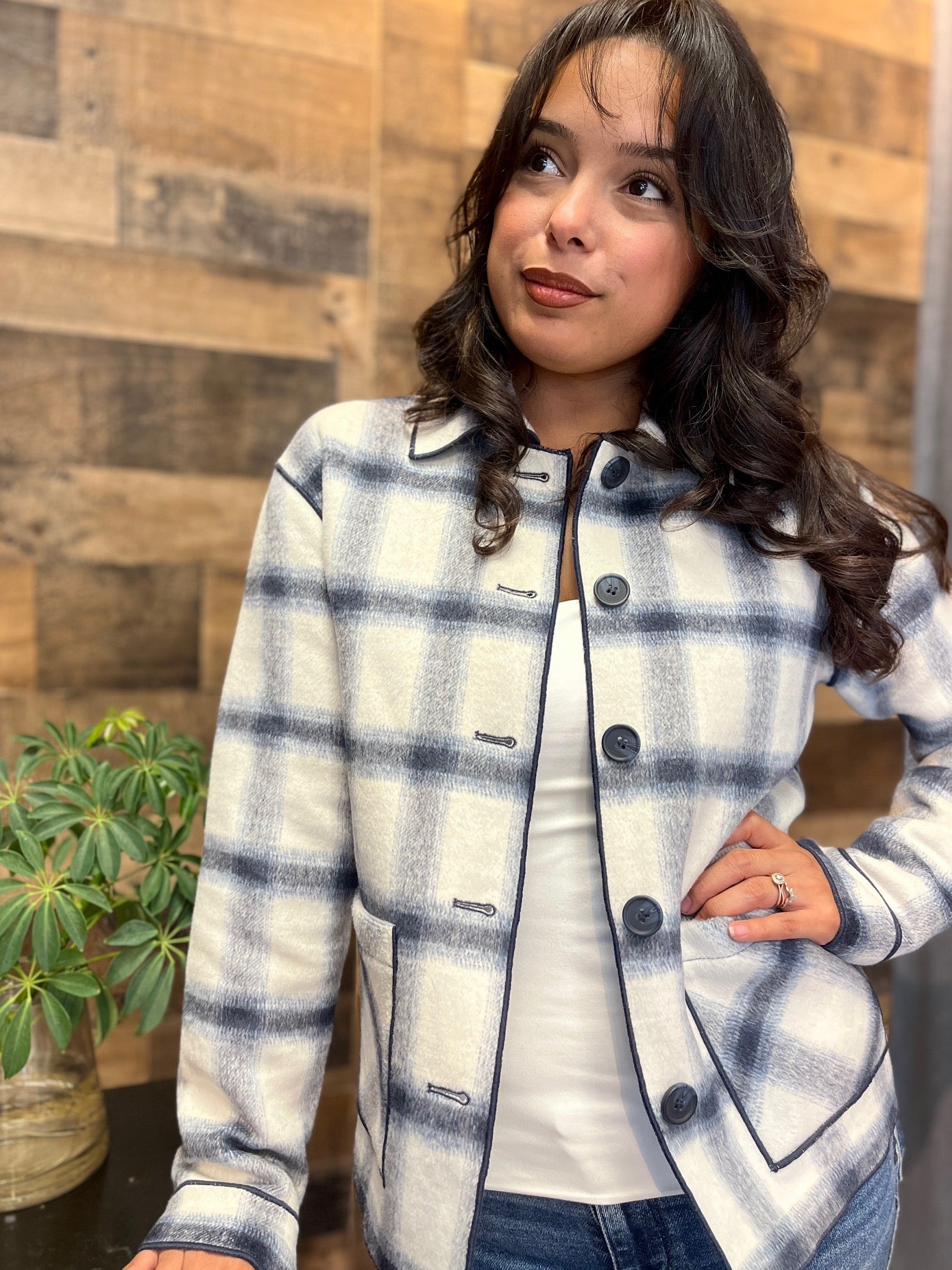 Reversible Plaid Jacket - Charlie B