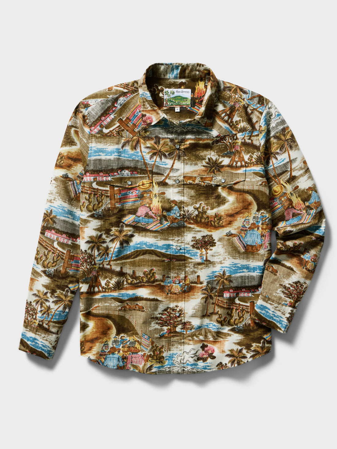 Reyn Spooner -  Aloha Mis Amigos Western Shirt