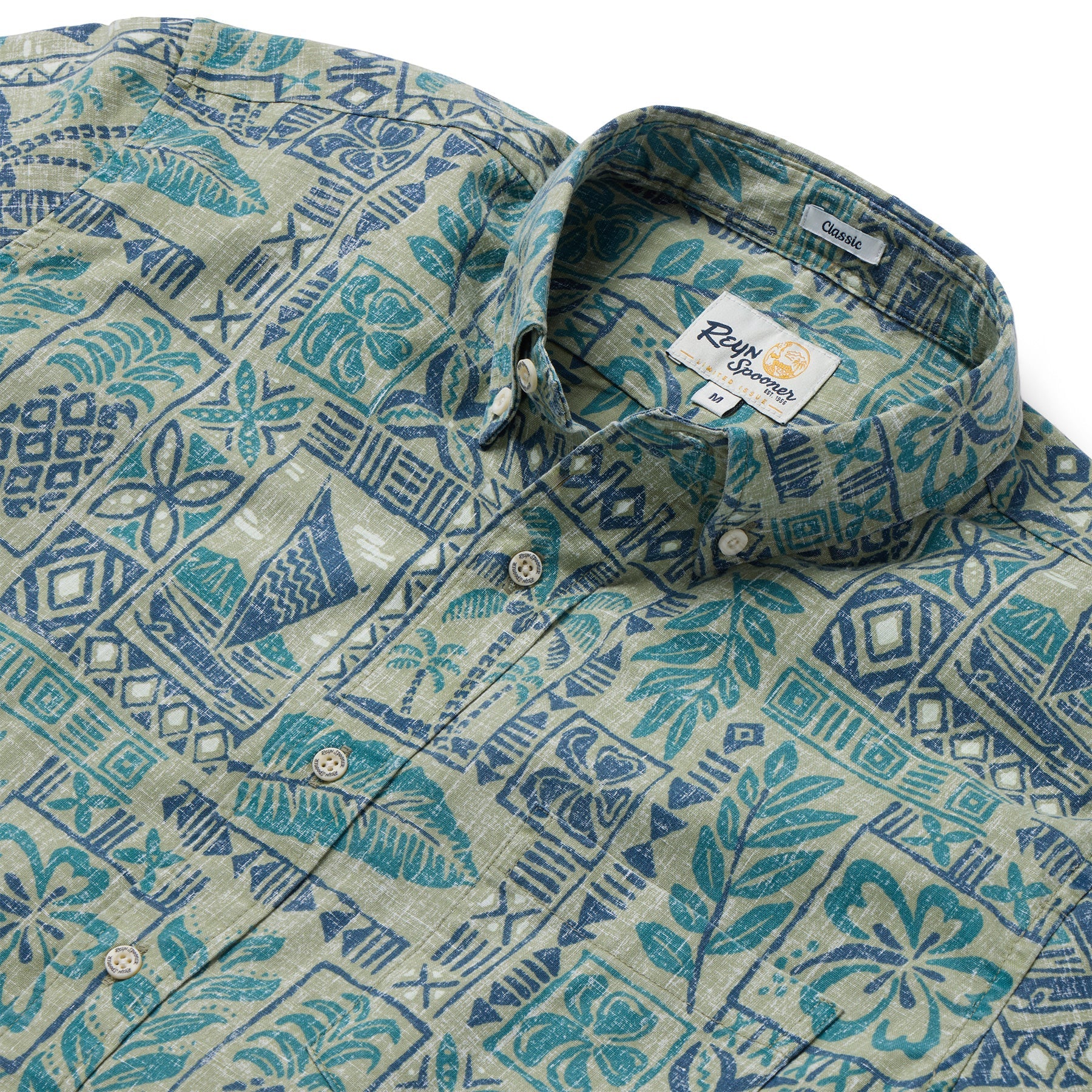 Reyn Spooner - Tahitian Tapa (olive)