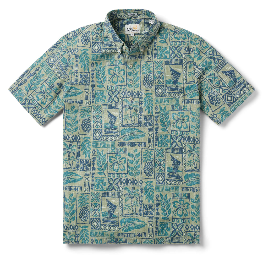 Reyn Spooner - Tahitian Tapa (olive)