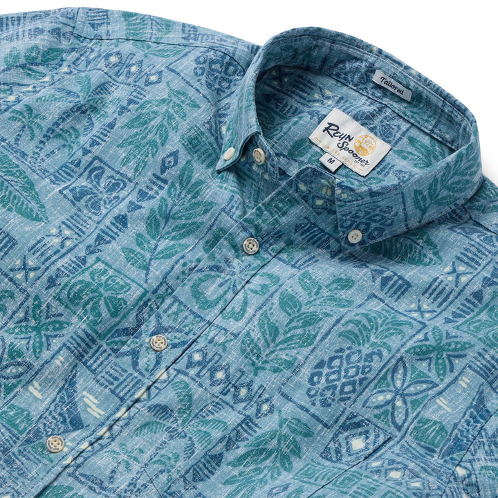 Reyn Spooner - Tahitian Tapa (surf blue)