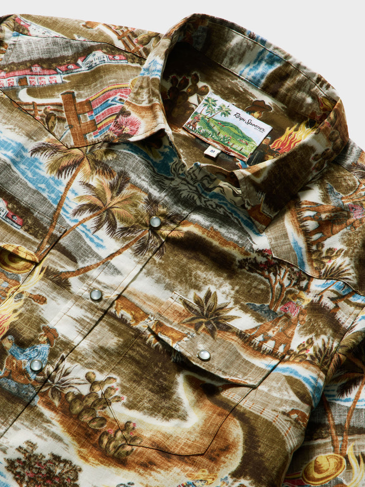 Reyn Spooner -  Aloha Mis Amigos Western Shirt