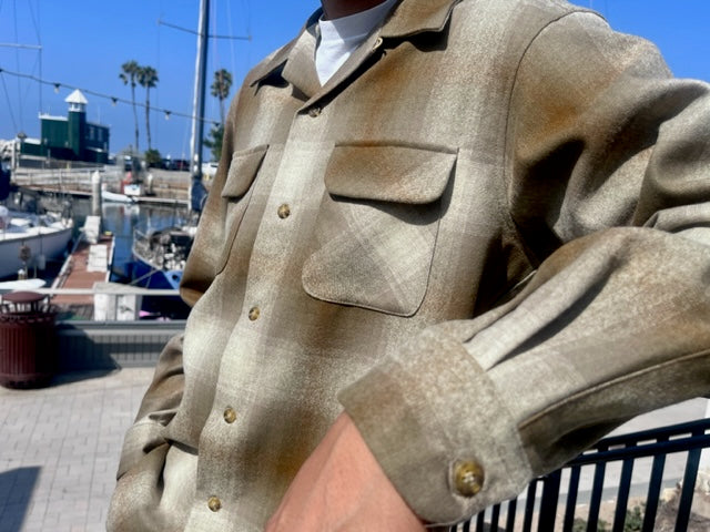 original surf shrit tan mix/olive ombre