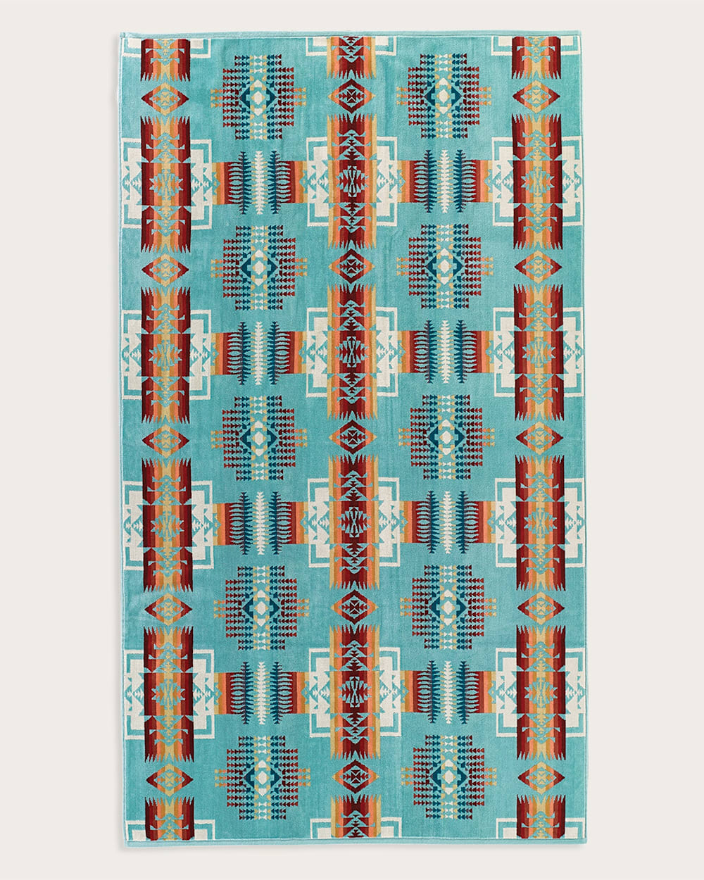 Cotton jacquard spa beach towel in chief joseph pattern