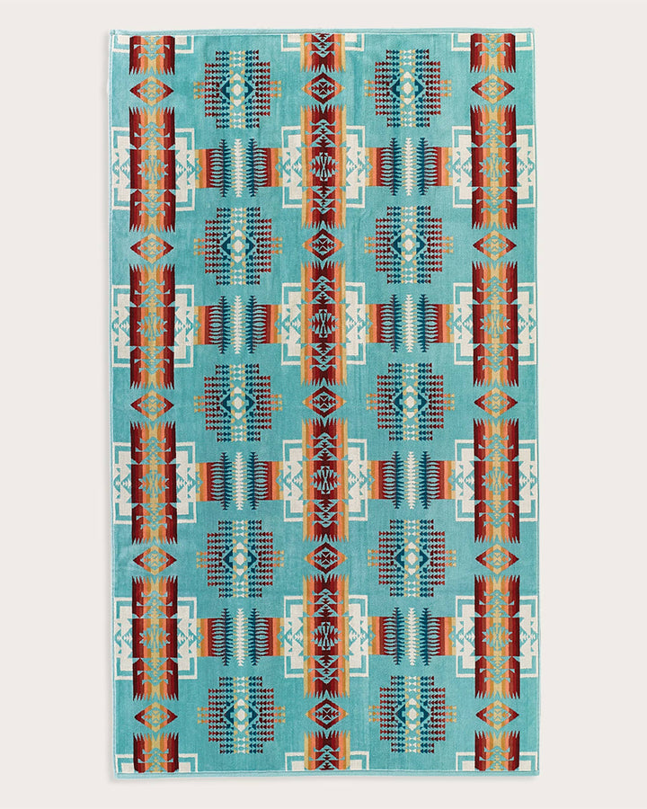 Cotton jacquard spa beach towel in chief joseph pattern