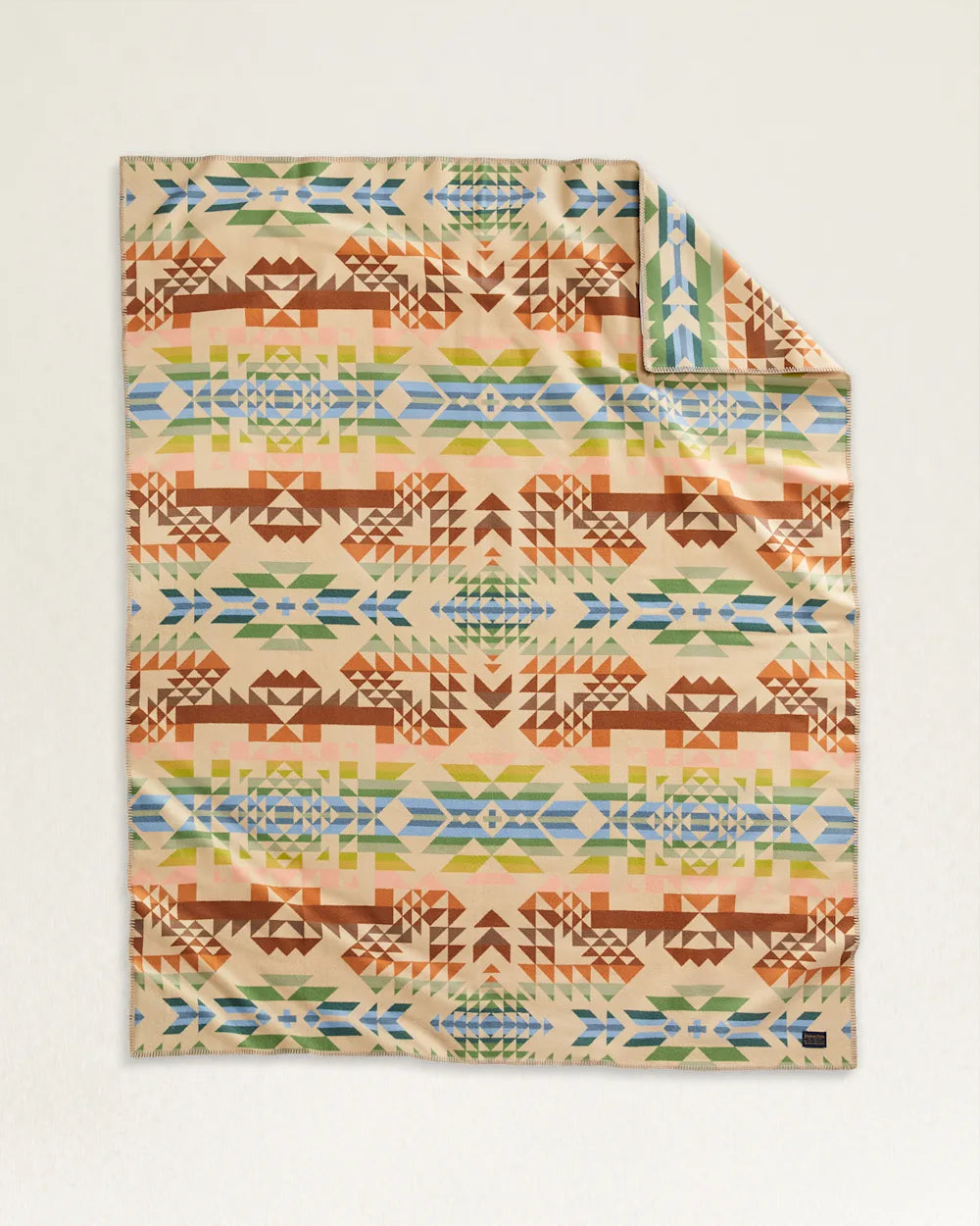 wool unnapped jacquard blanket double sided ZE475-55340