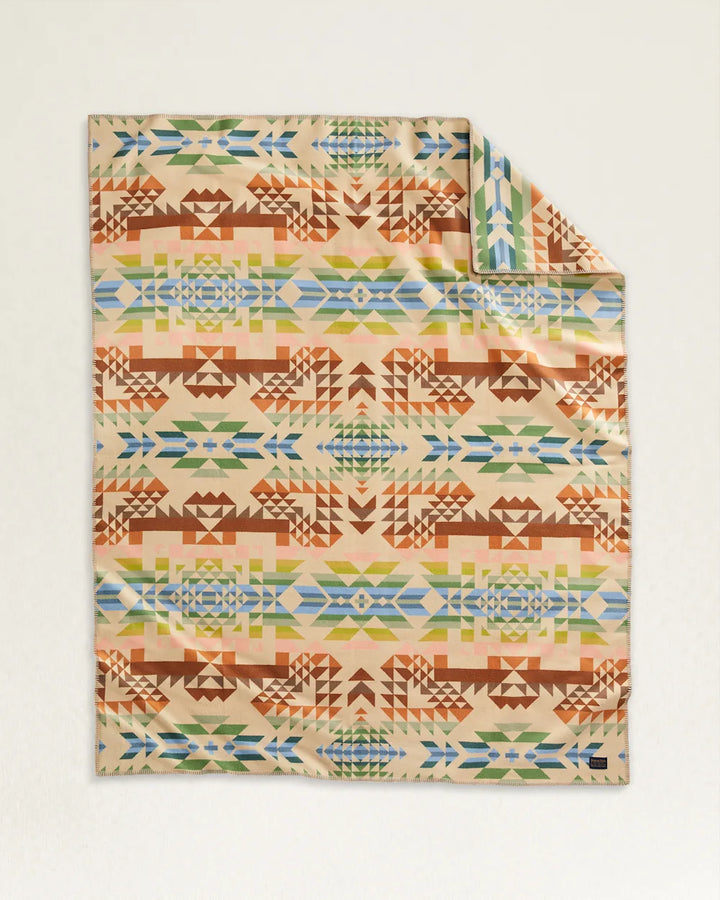 wool unnapped jacquard blanket double sided ZE475-55340