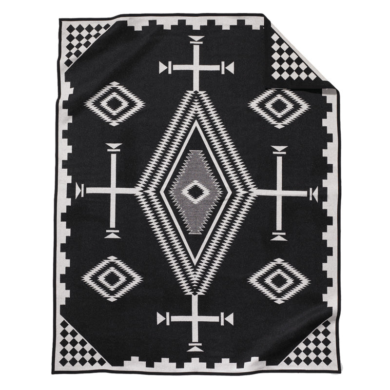 wool native american blanket Los Ojos 