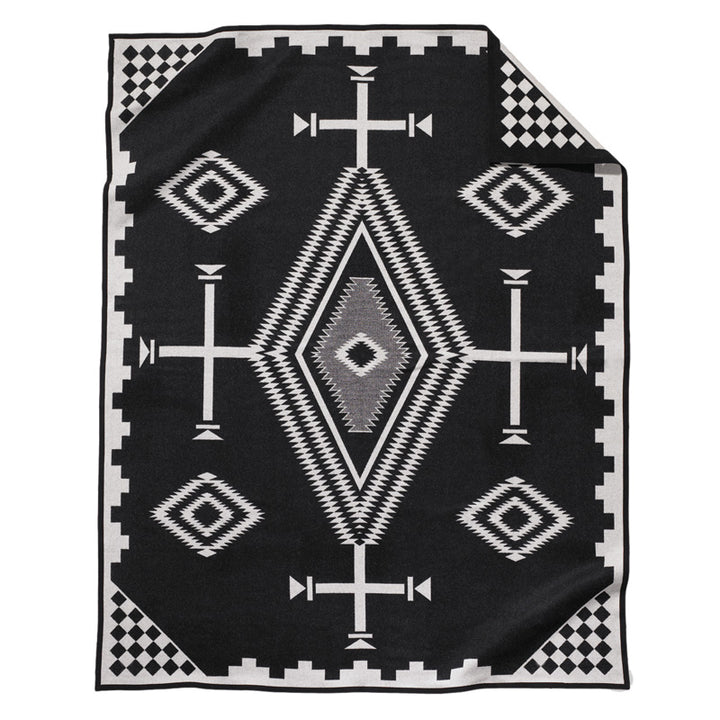 wool native american blanket Los Ojos 