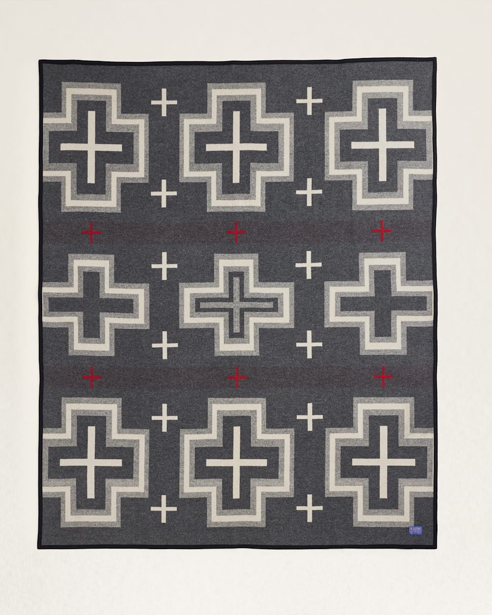 wool unnapped jacquard blanket reversible ZE493-53432