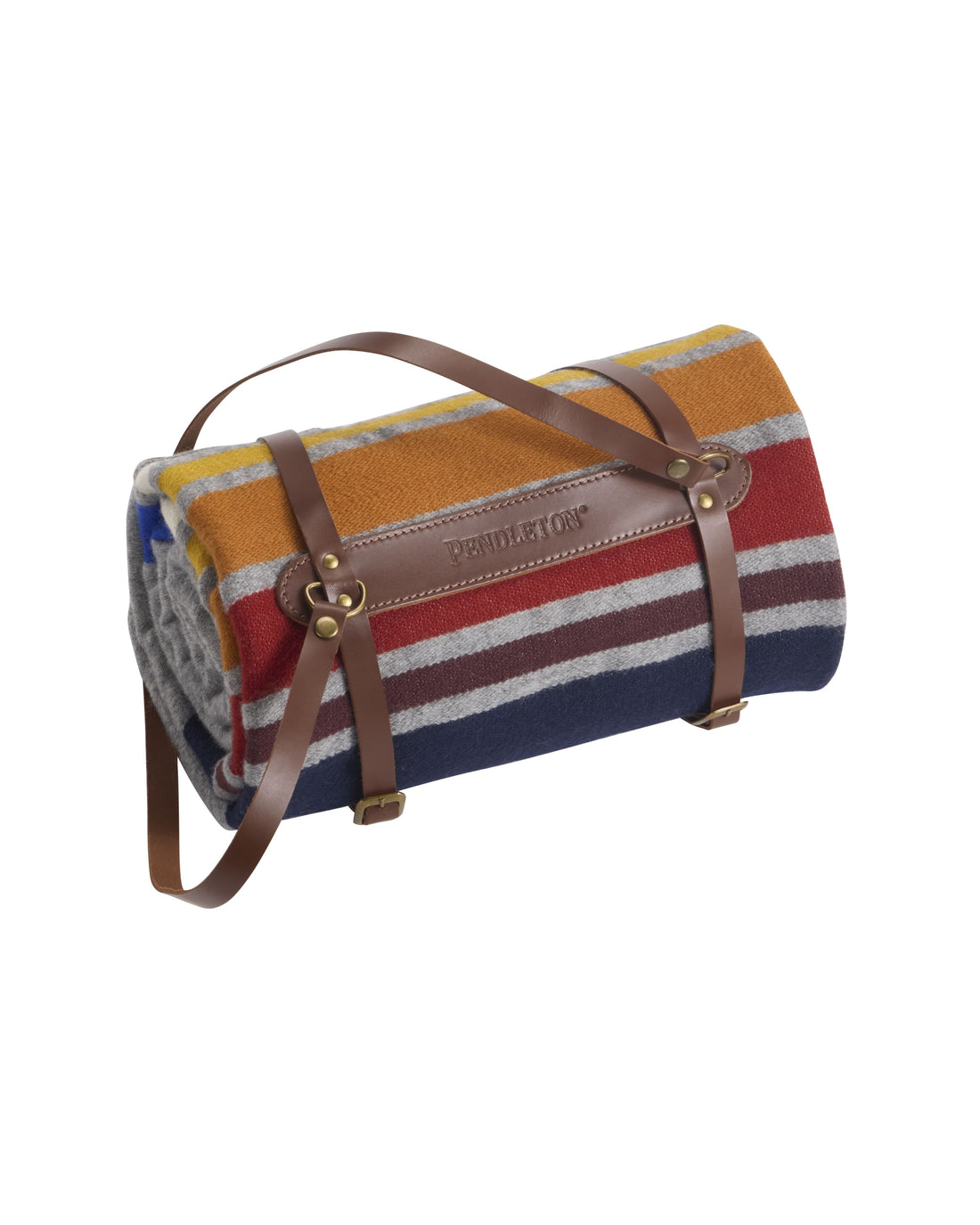 Yosemite National park throw with leather carrier