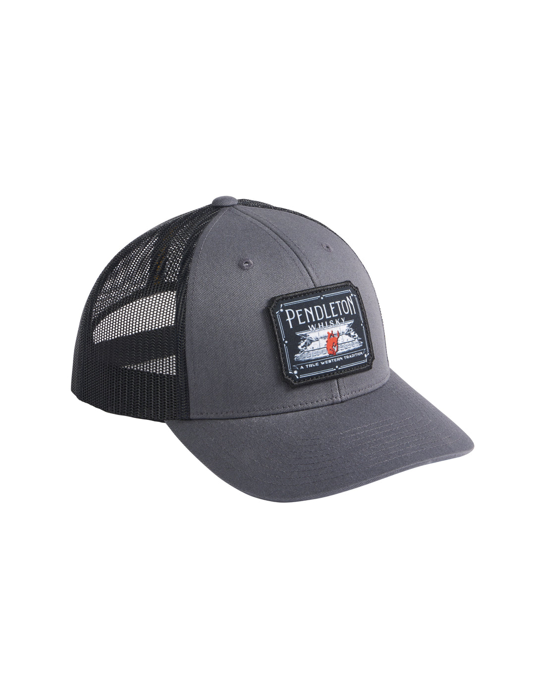 adjustable snap-back mesh trucker hat