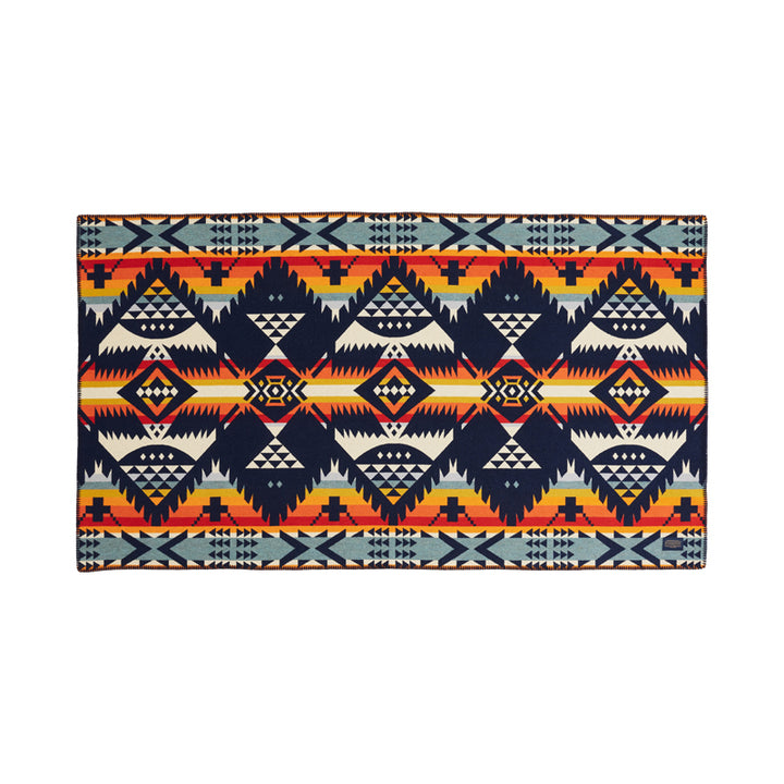 wool unnapped saddle blanket navy ZG725-57282