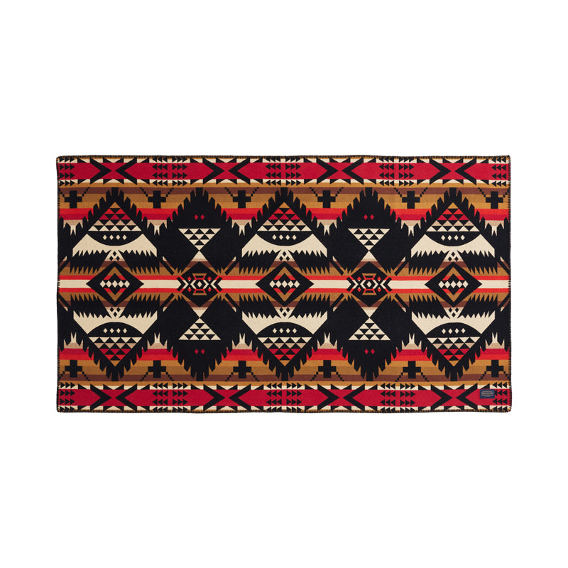 wool unnapped saddle blanket black ZG725-57284
