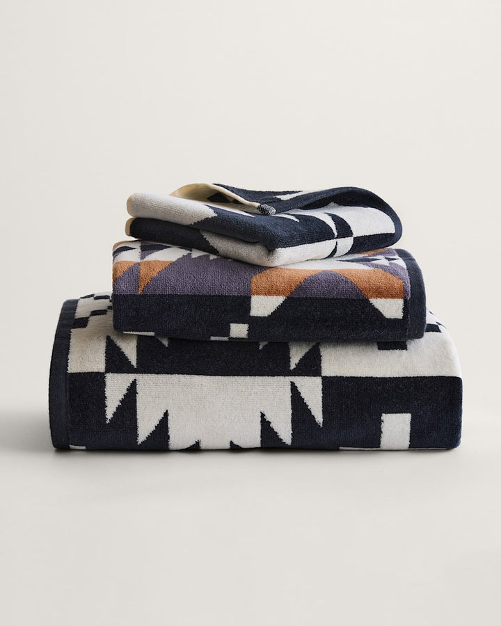 Spider rock cotton towel set XB292-52908