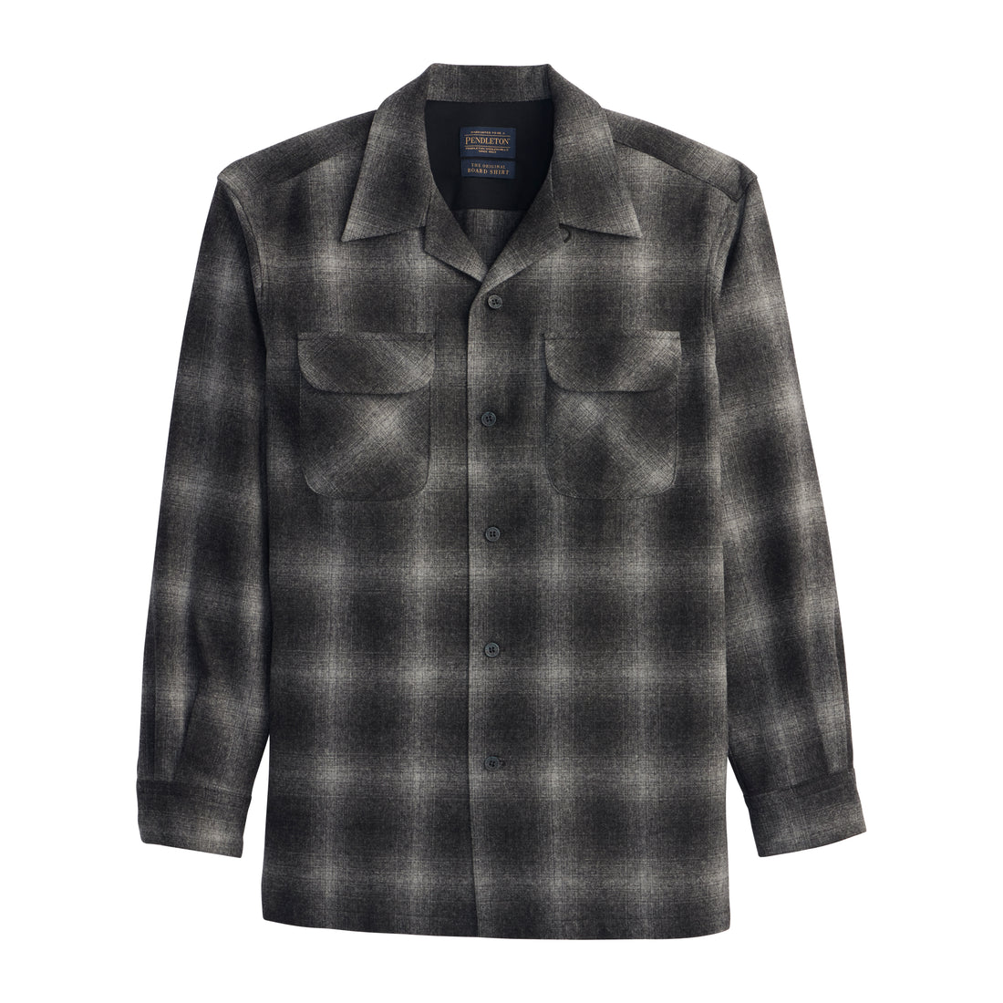 classic wool shirt in oxford mix throwback