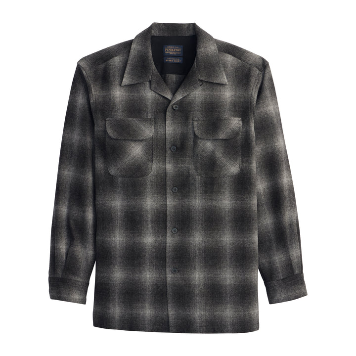 classic wool shirt in oxford mix throwback