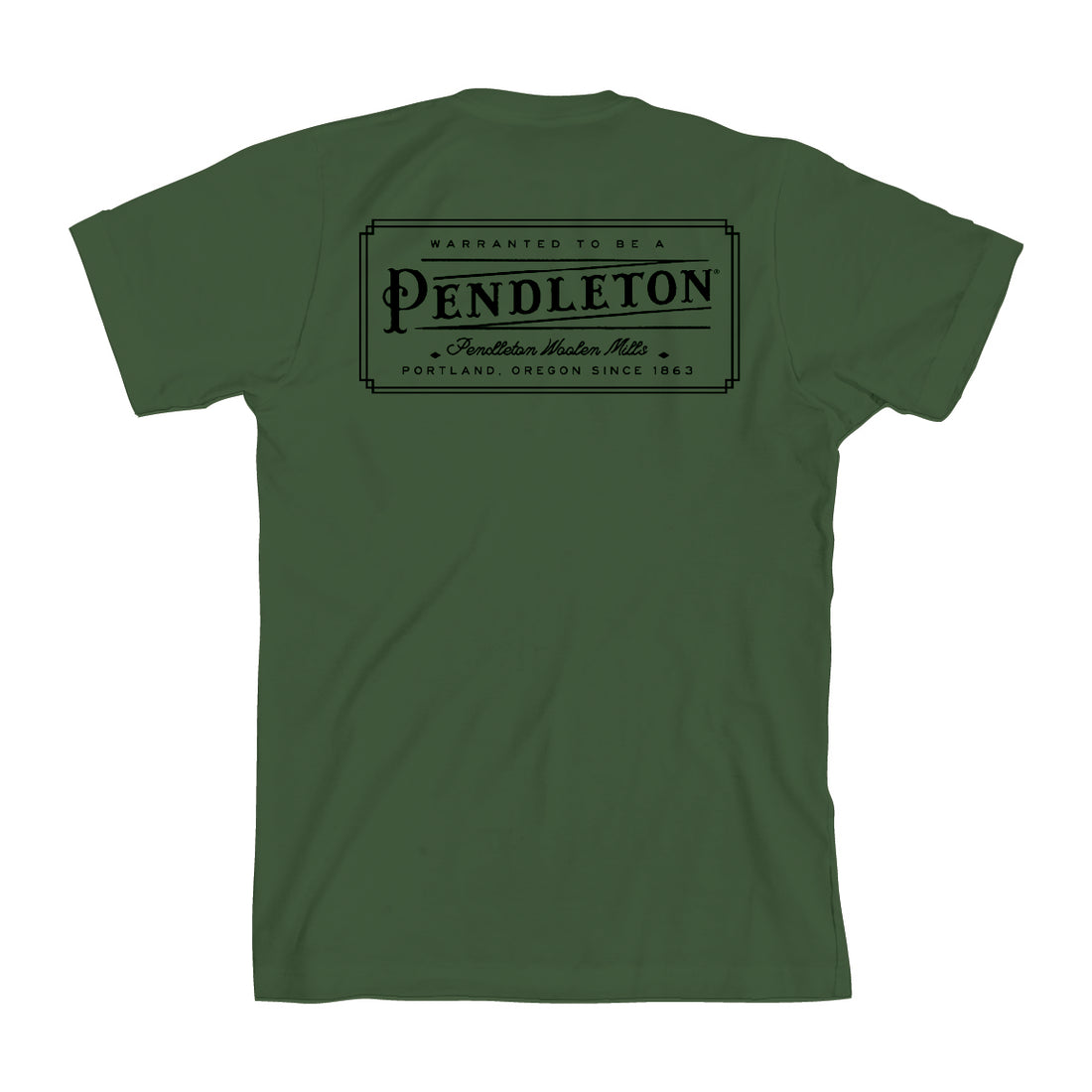 Vintage Logo Graphic Tee Military Green