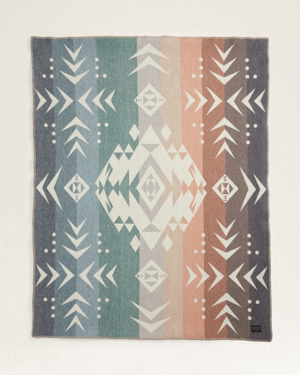 wool napped throw blanket agate beach  