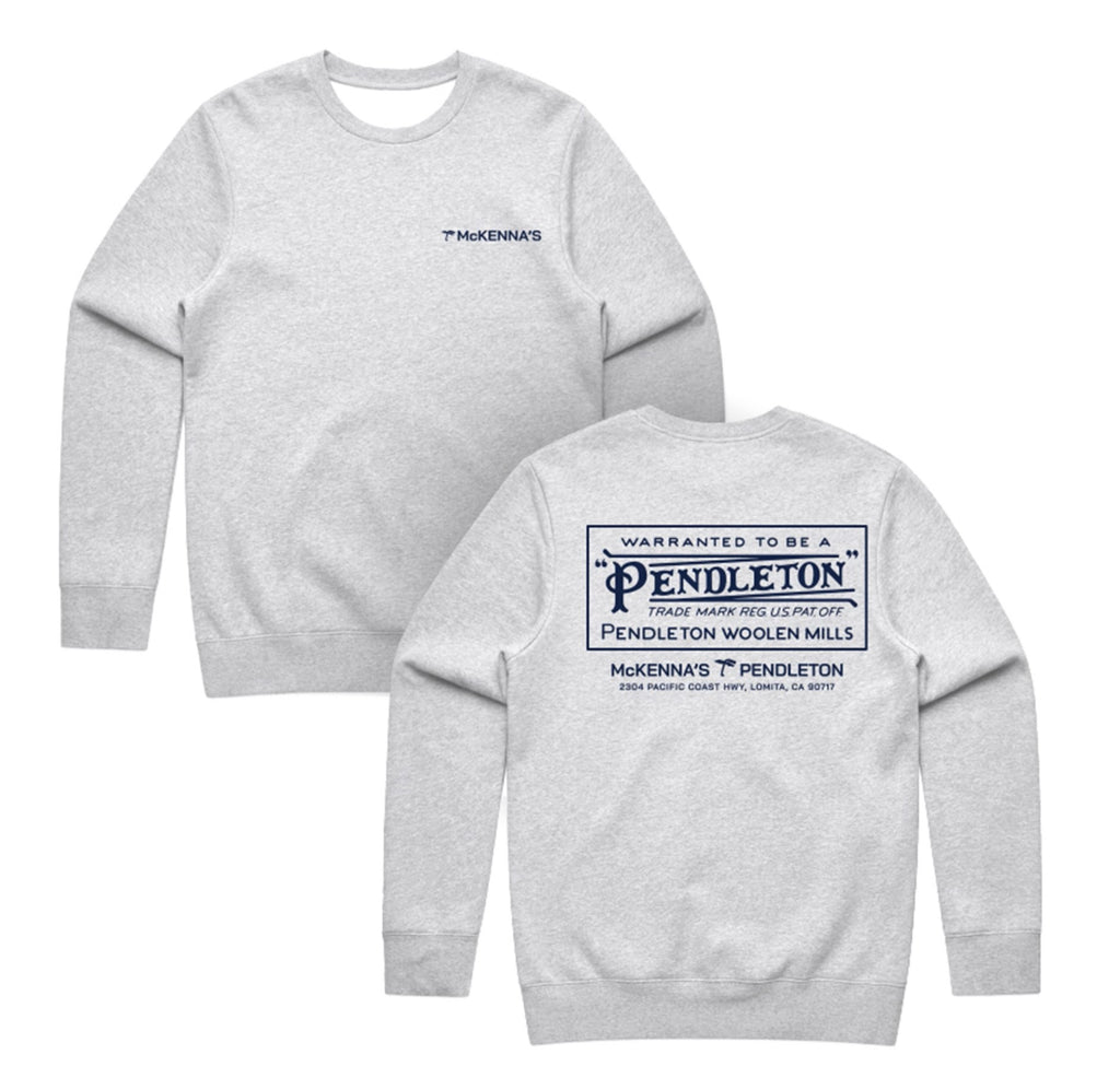 McKenna's Pendleton Crew Sweatshirt - Grey