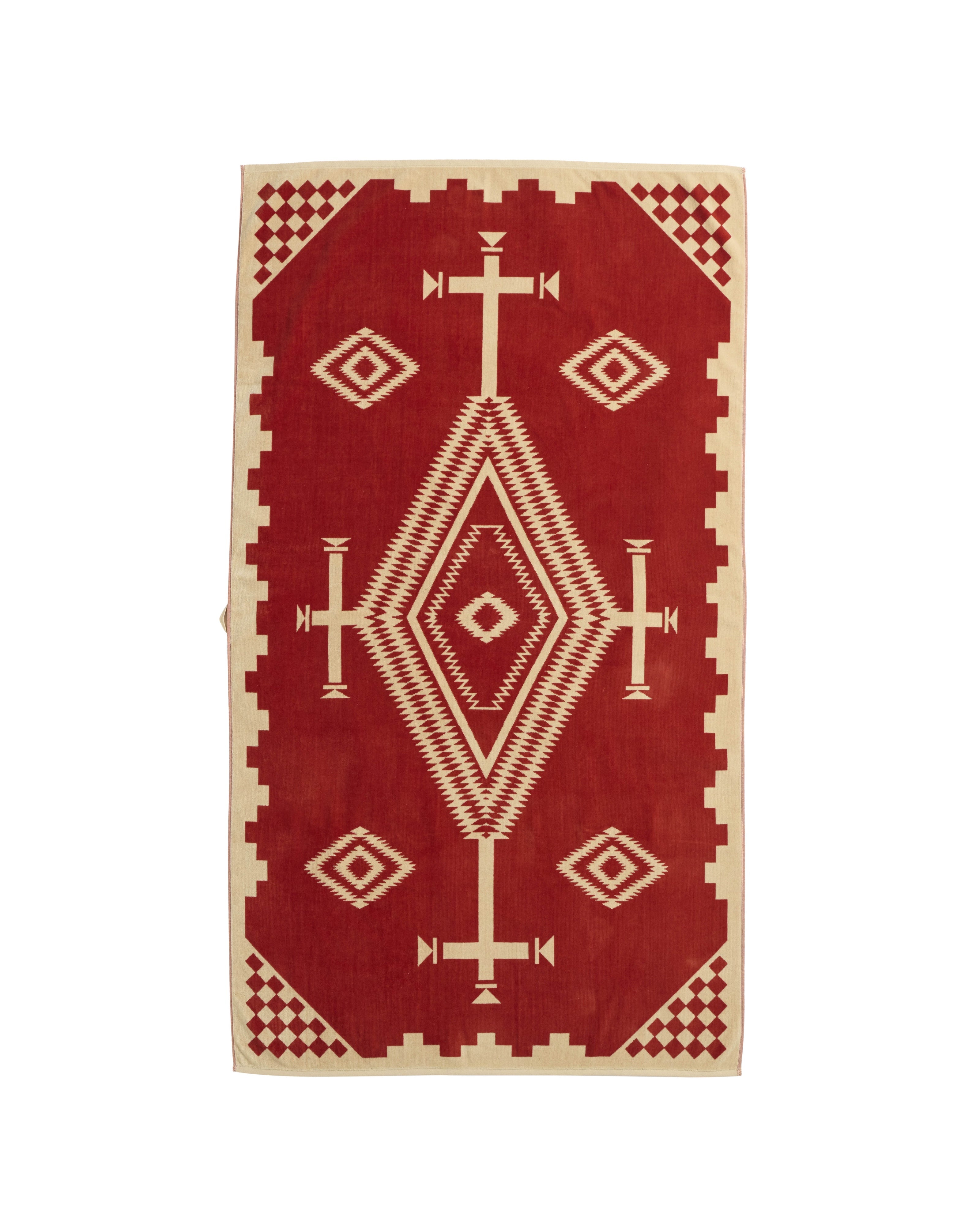 Spa Towel - Los Ojos Coral