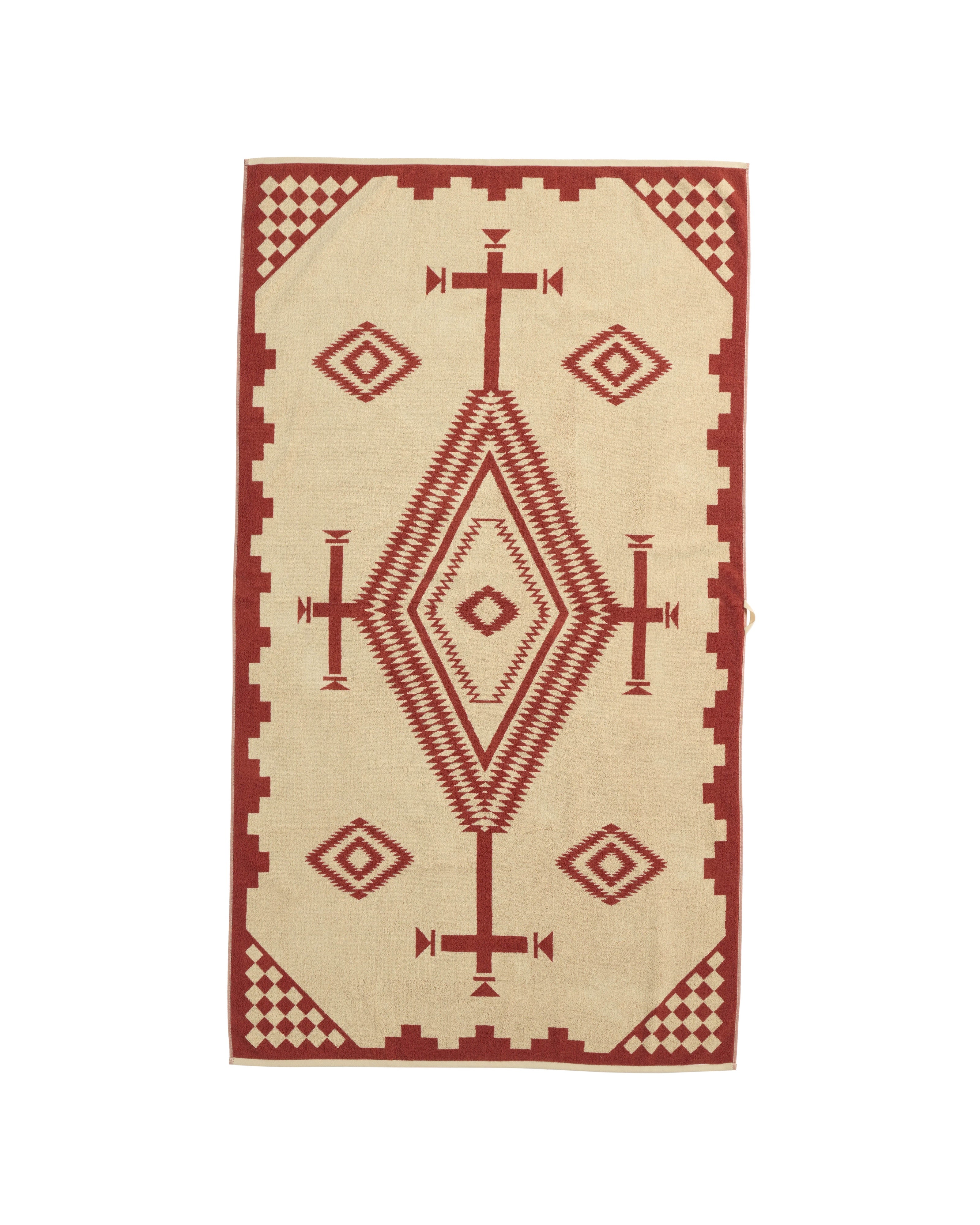 Spa Towel - Los Ojos Coral