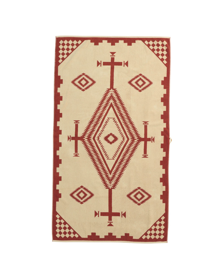 Spa Towel - Los Ojos Coral