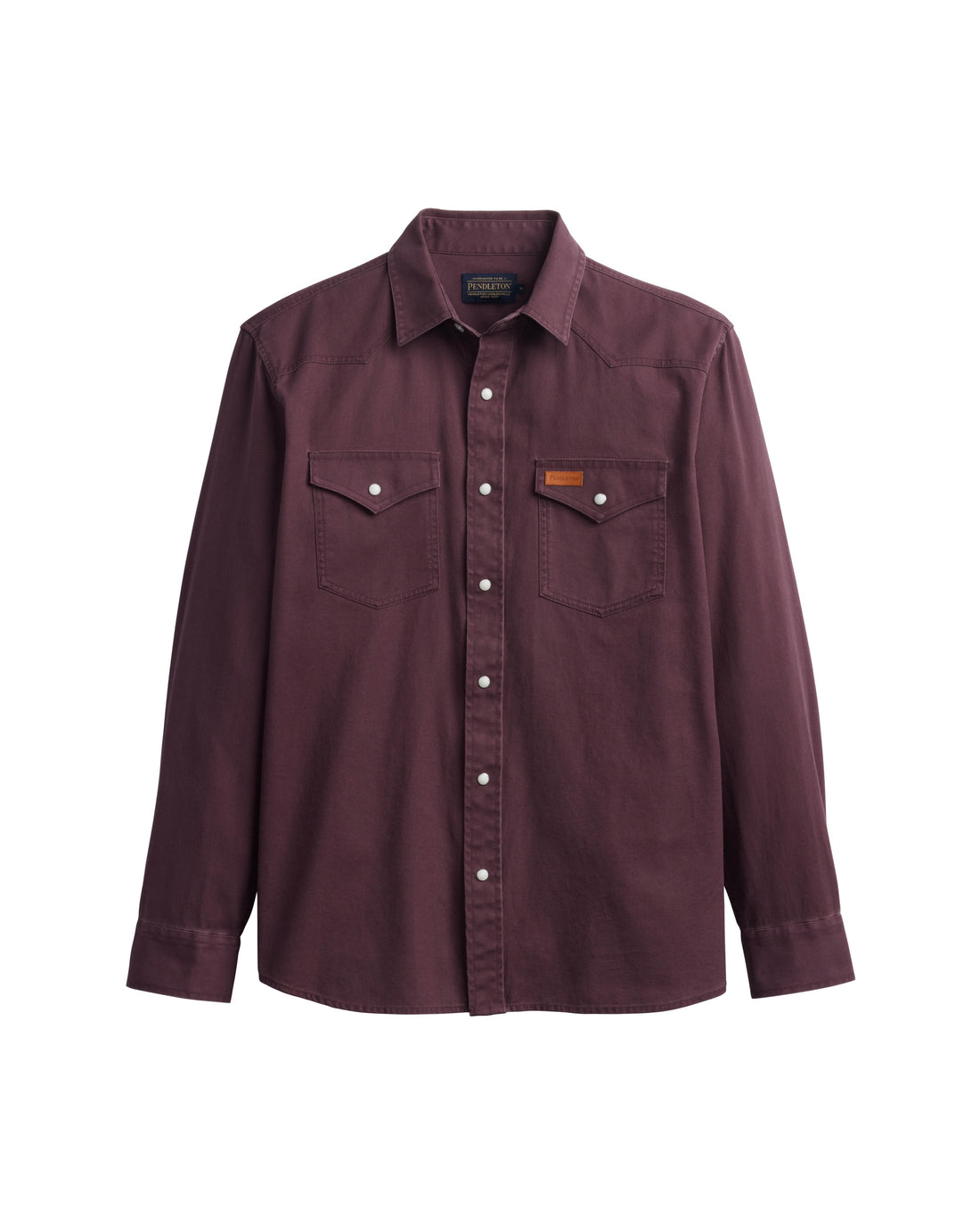 Dillon Western Twill Shirt - Berry