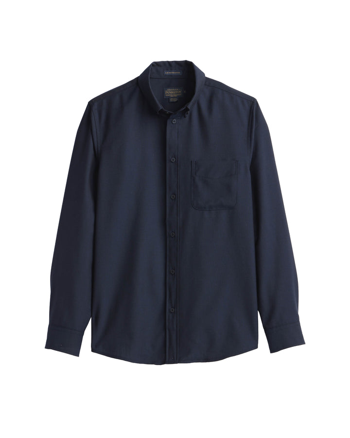 Sir Pendleton Merino Shirt - Navy