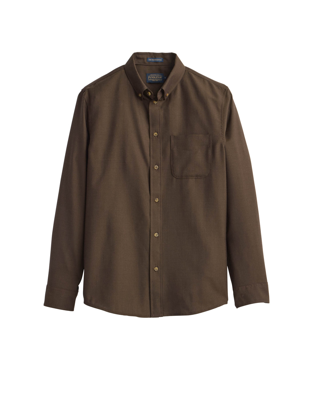 Sir Pendleton Merino Shirt - Brown/Green