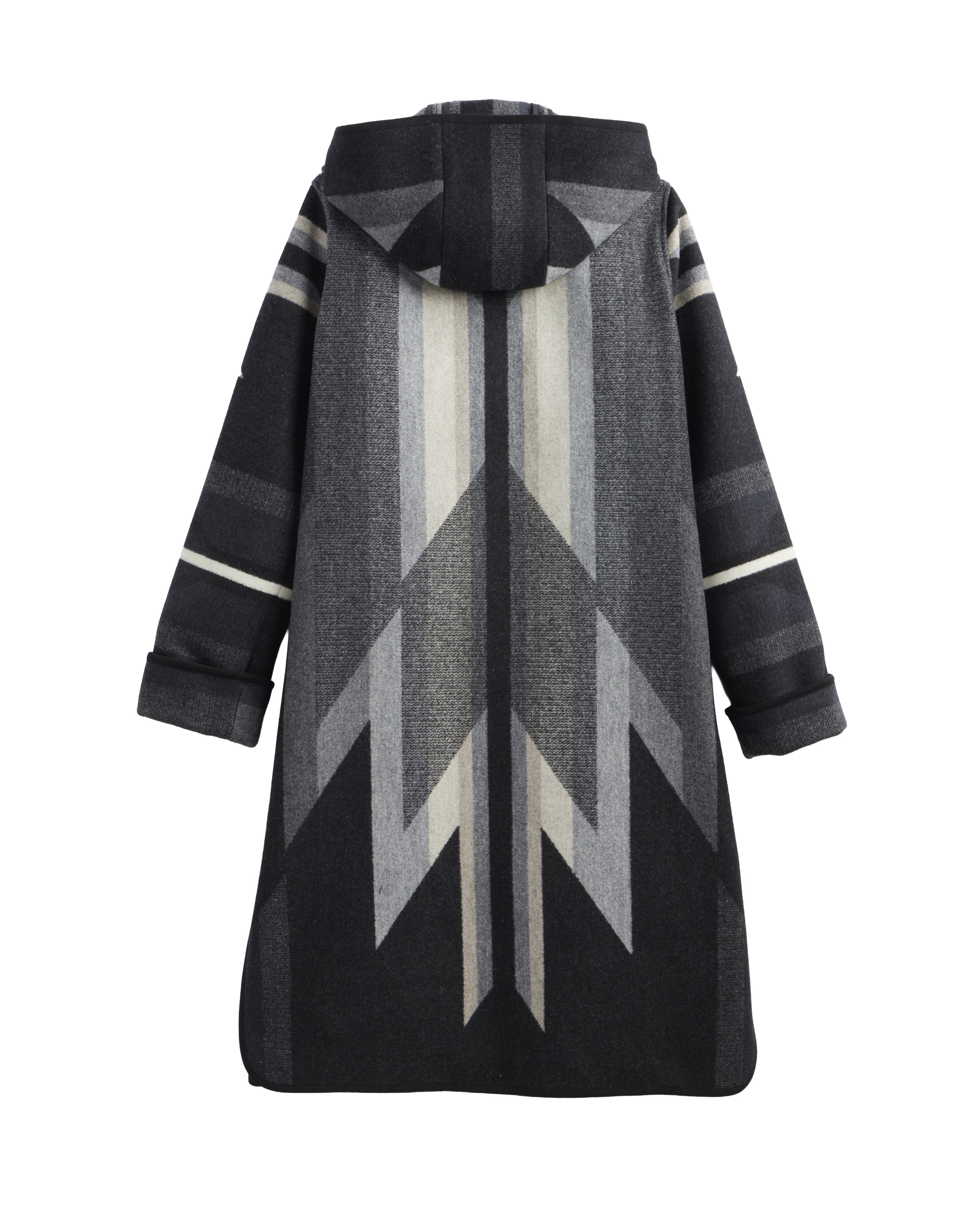 Wyeth Trail Wool Blanket Coat - Black