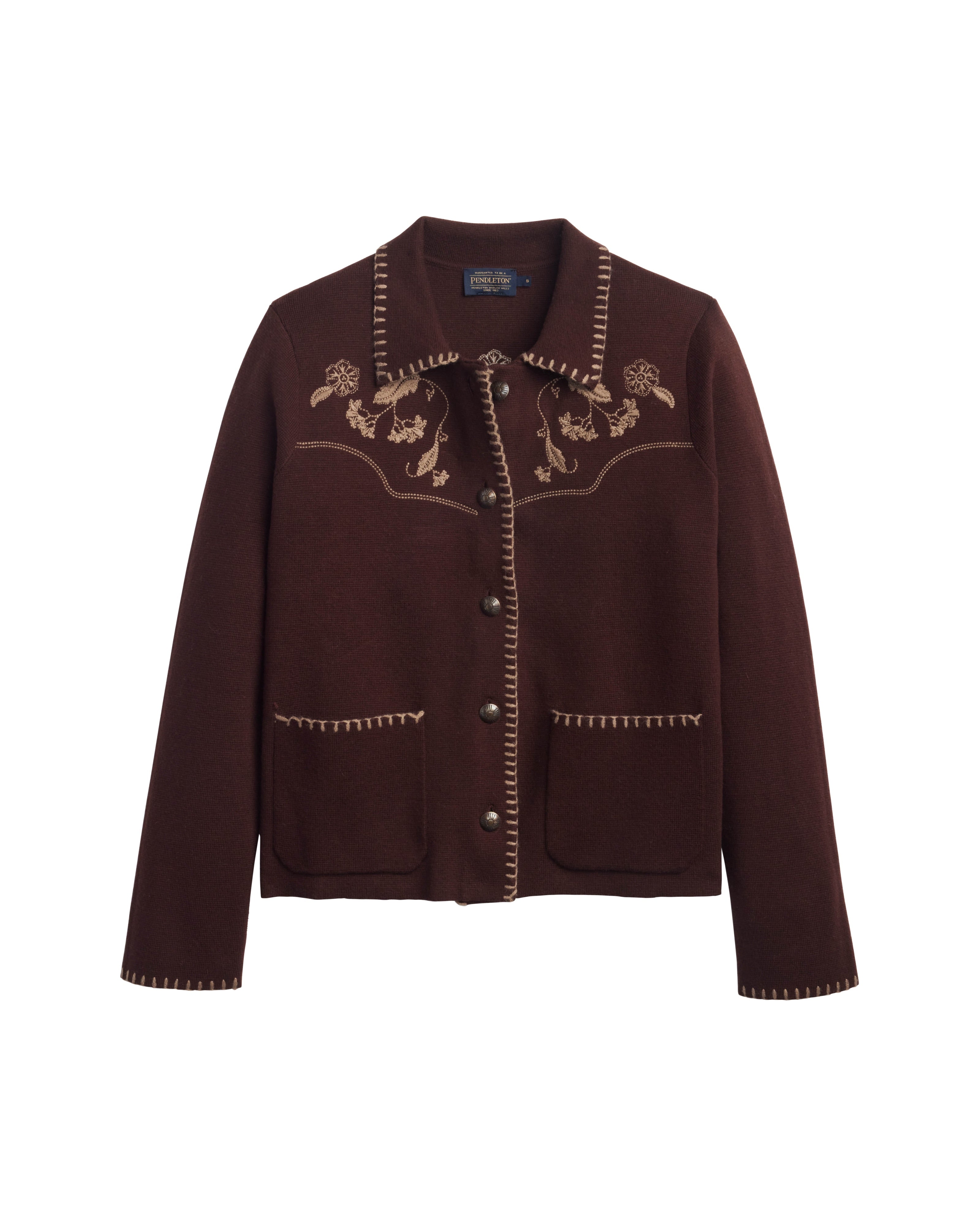 Pendleton  Embroidered Souvenir Cardigan