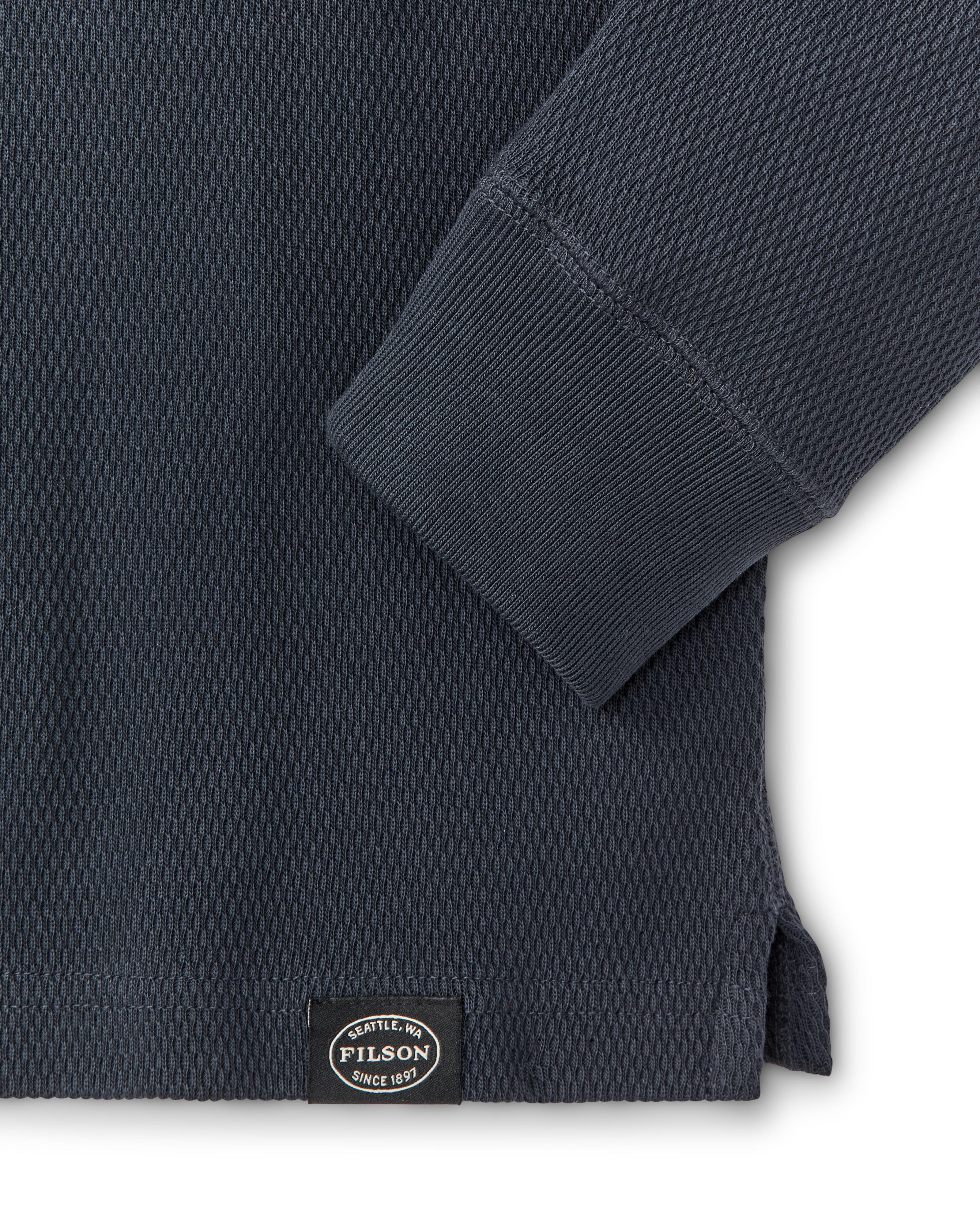 Filson - Waffle Knit Crew - Blue Mussel