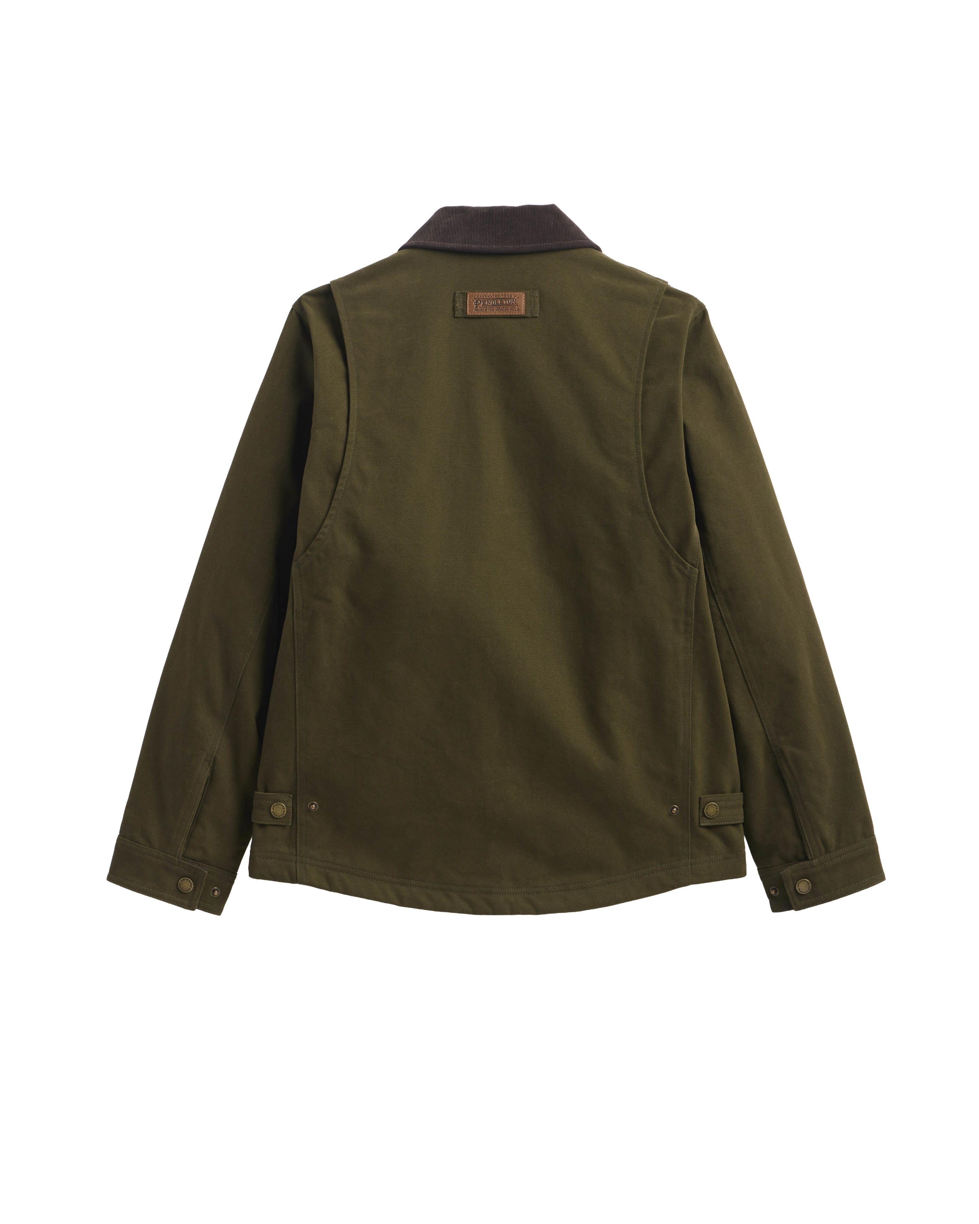 Tahoma Canvas Trucker Jacket Dark Olice