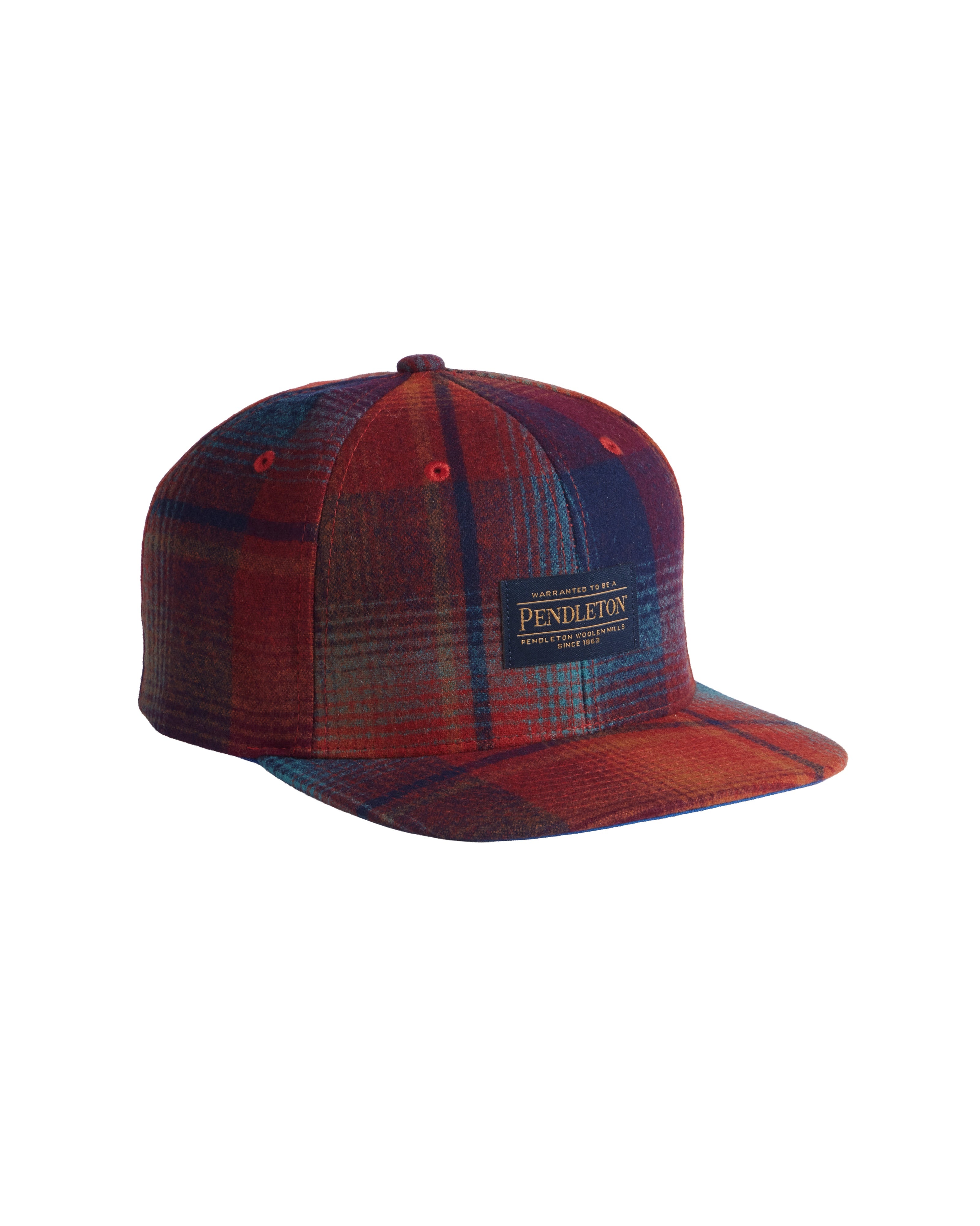 Pendleton Wool Plaid Flat Brim - 32815